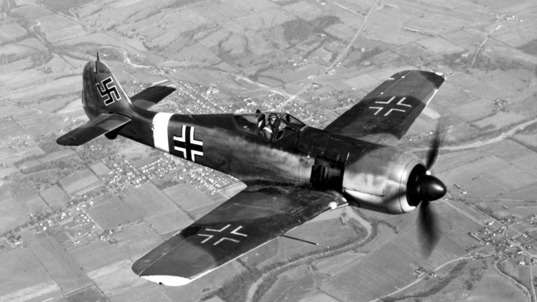 Eine Fw 190 im Flug