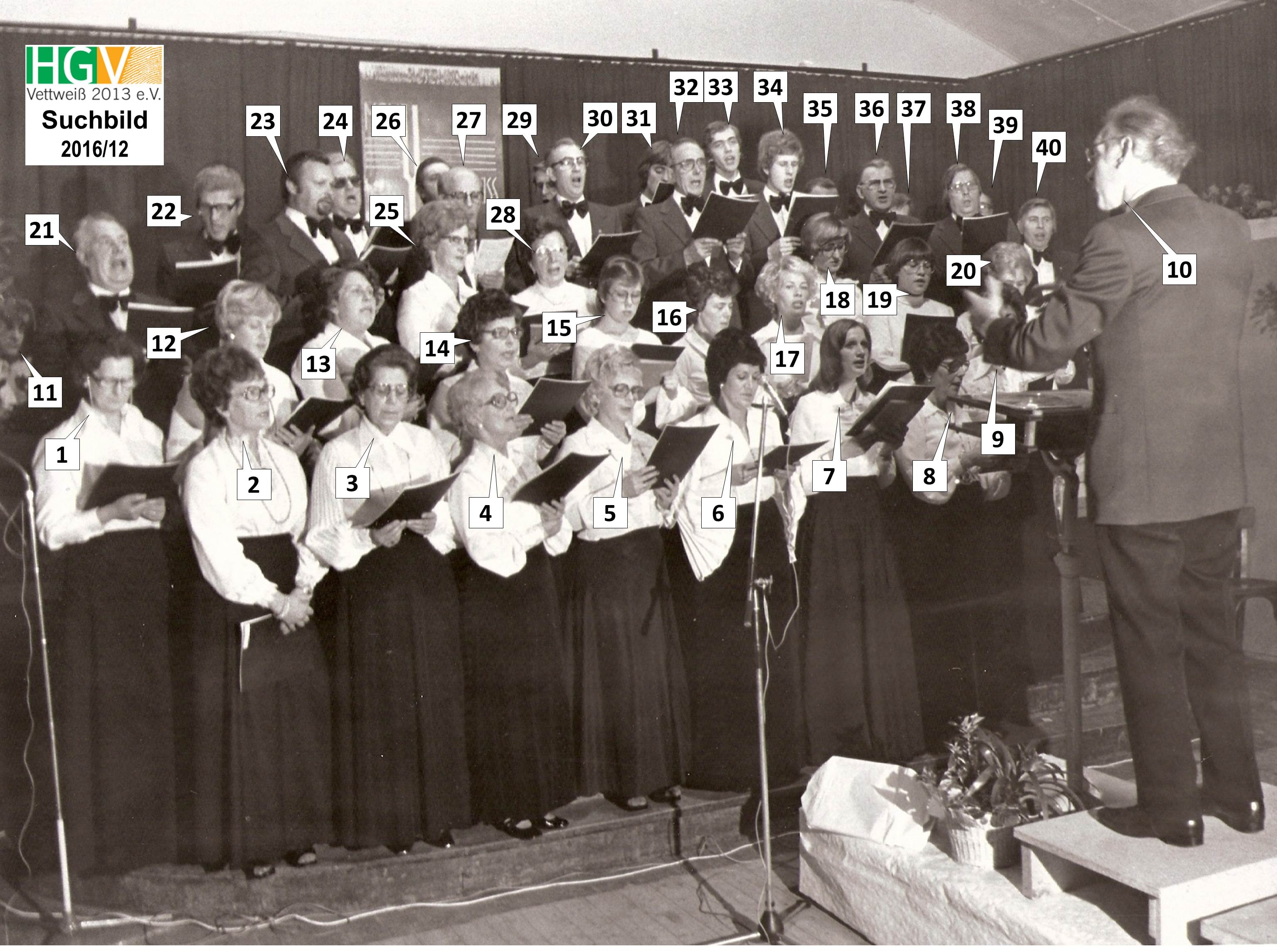 Konzert des Damen- und Männerchores unter der Leitung von Josef Jansen