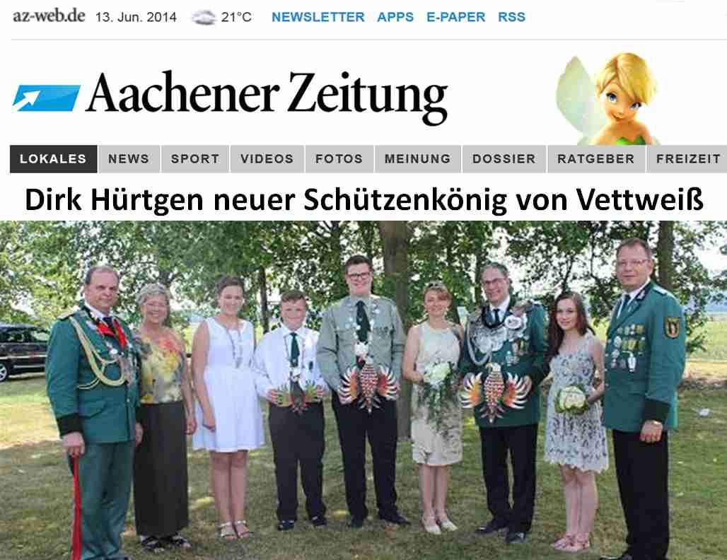 Huertgen Schuetzenkoenig-2014 AZ-Web